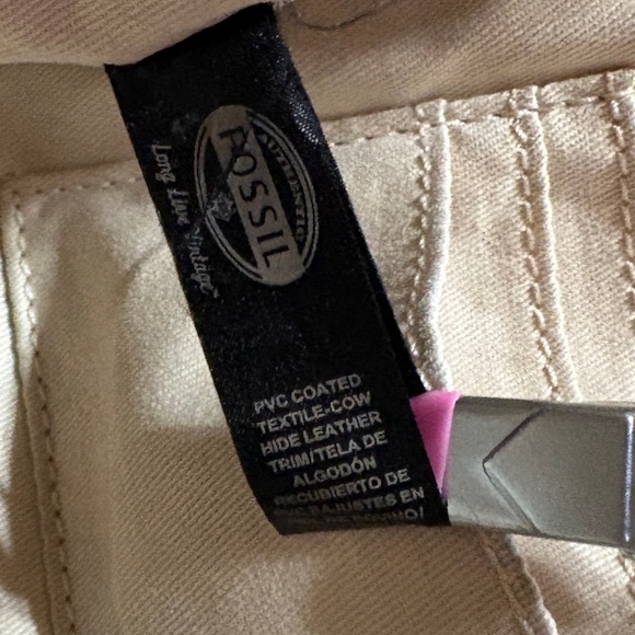 Fossil Sydney Geometric Diamond Shopper Tote Bag Purse & Matching Wallet - Picture 8 of 16